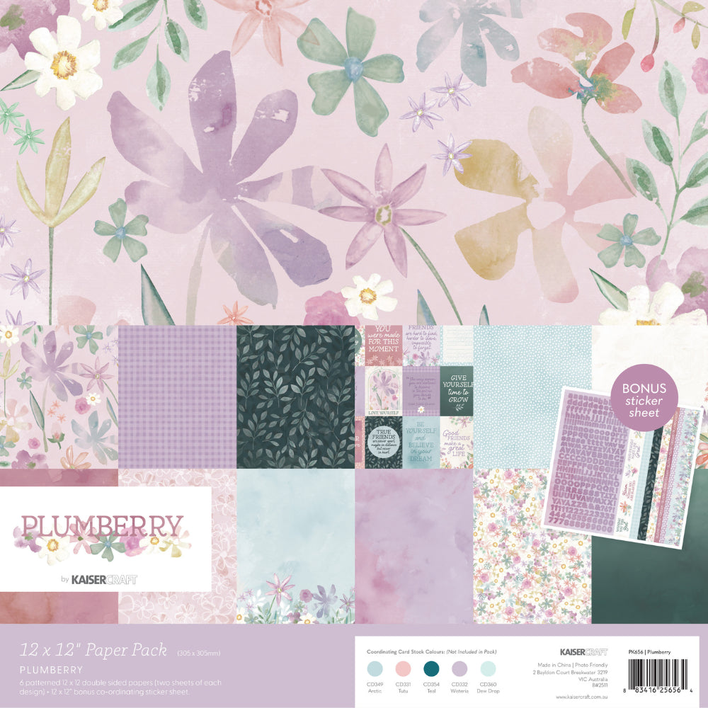 Plumberry Paper Pack Bonus Sticker Sheet